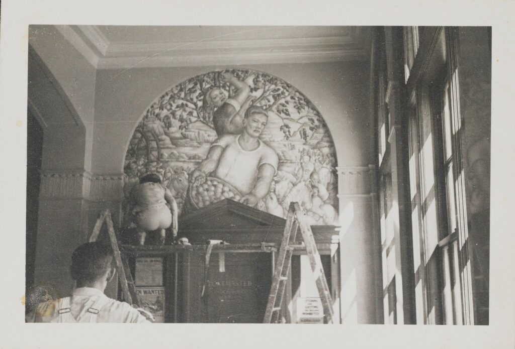 Louise Ronnebeck, The Harvest, Grand Junction, Colorado Post Office, 1940