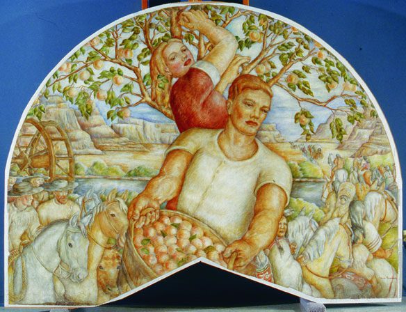 The Harvest, oil on canvas, Grand Junction, Colorado, 1941
