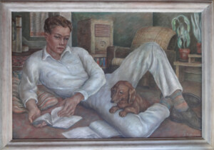 Louise Ronnebeck, So LIttle Time, oil on canvas, 1945