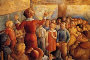 Louise Ronnebeck, 4B, Oil on Canvas, 1937