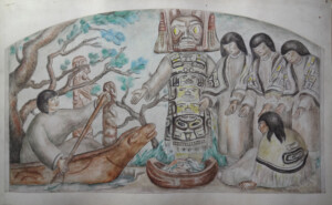 Louise Ronnebeck Mural Study for LA Terminal Annex Post Office, Panel 3, 1944
