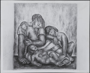 Panel 1, Fresco, Robert Speer Hospital, 1940 Louise Ronnebeck, Panel 1, Fresco, Robert Speer Hospital, 1940