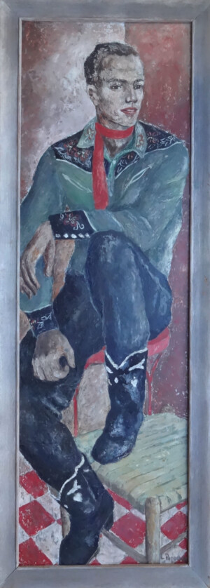 Louise Ronnebeck, Square Dancer, oil on board, 1940