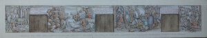 Louise Ronnebeck, Mural Study Social Security, Panel 1, c1940-42